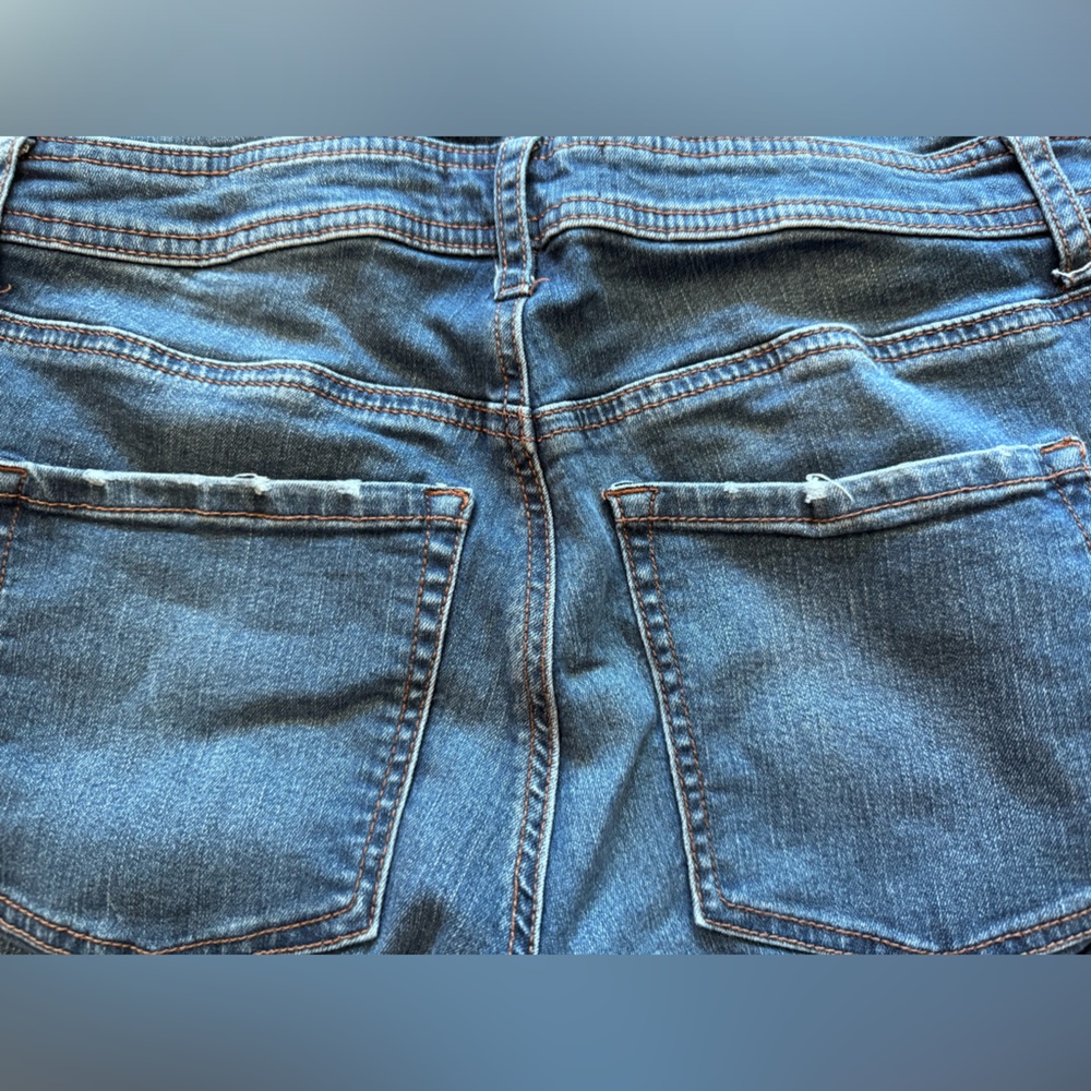 BLACK DAISY Junior Regular Blue Denim Overalls Size S Adjustable Straps Pockets - Picture 5 of 13